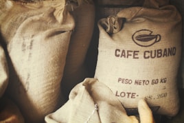 brown cafe cubano sacks