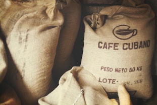 brown cafe cubano sacks