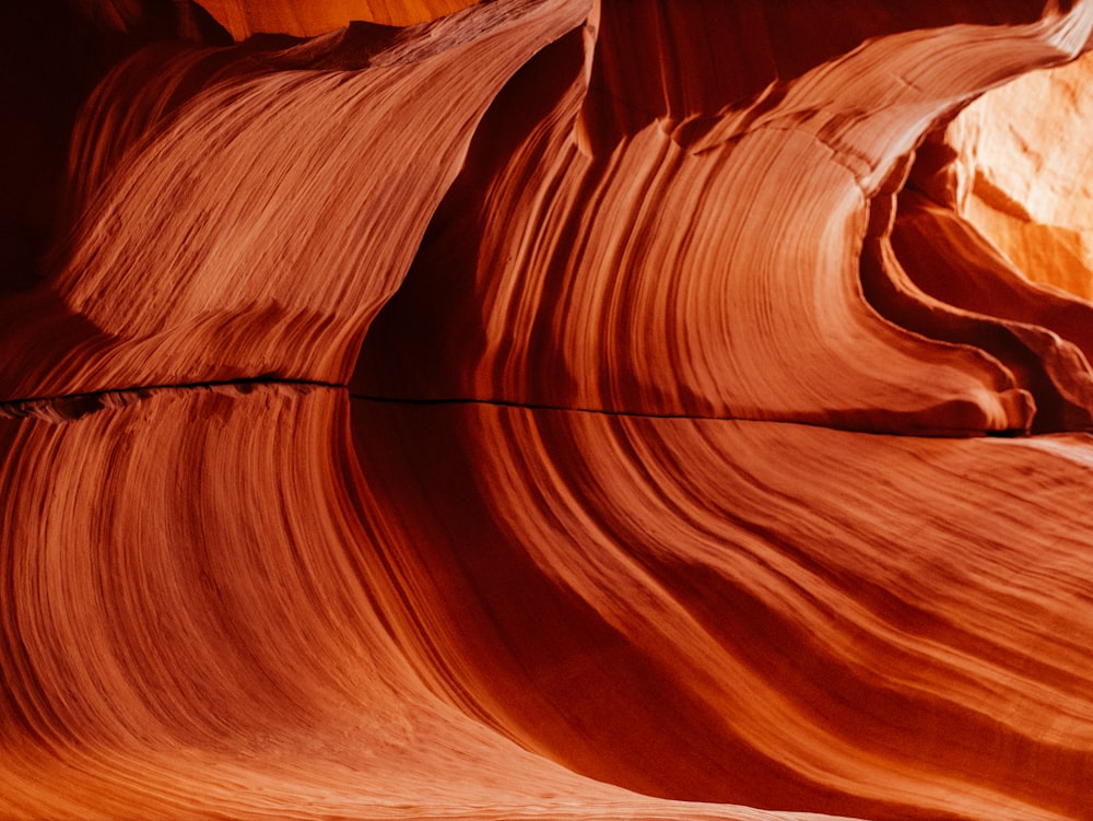 a rock formation in the middle of a desert