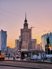 people near building