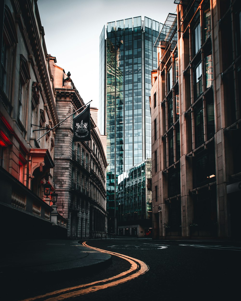 road and buildings during day