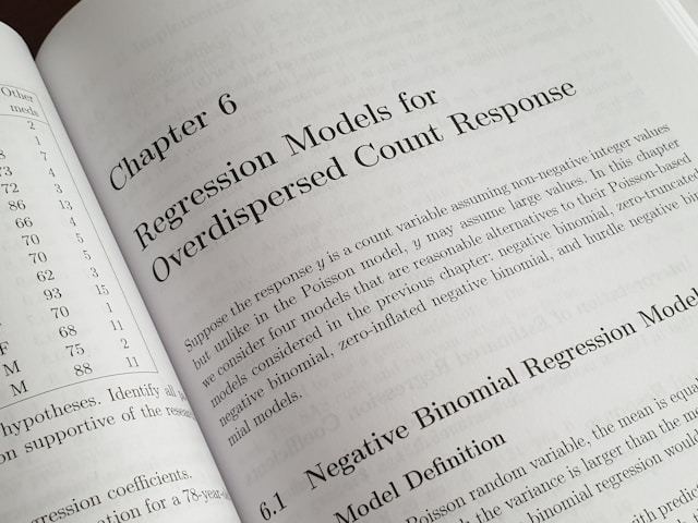 Chapter 6 Regression Models for Overdispersed CountResponse book page