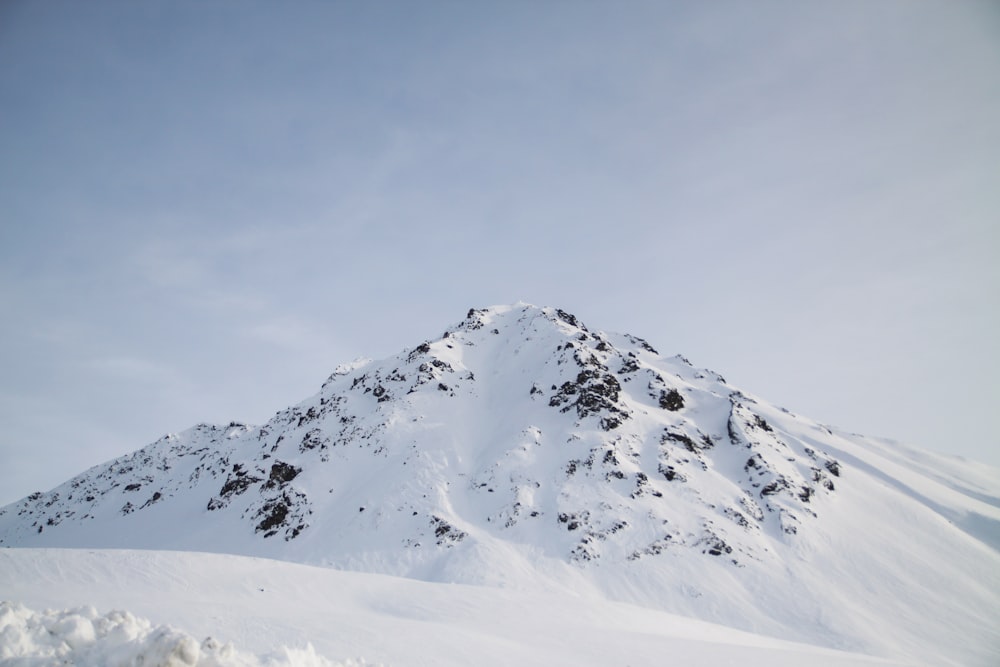 snow covered mountains