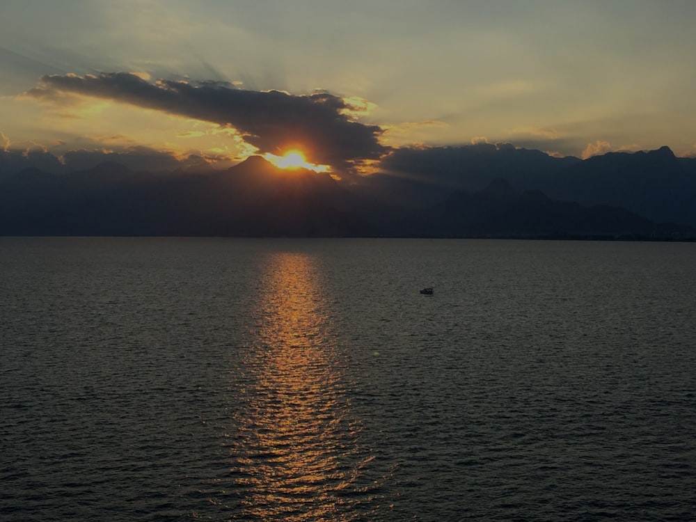 clouds and sea during day