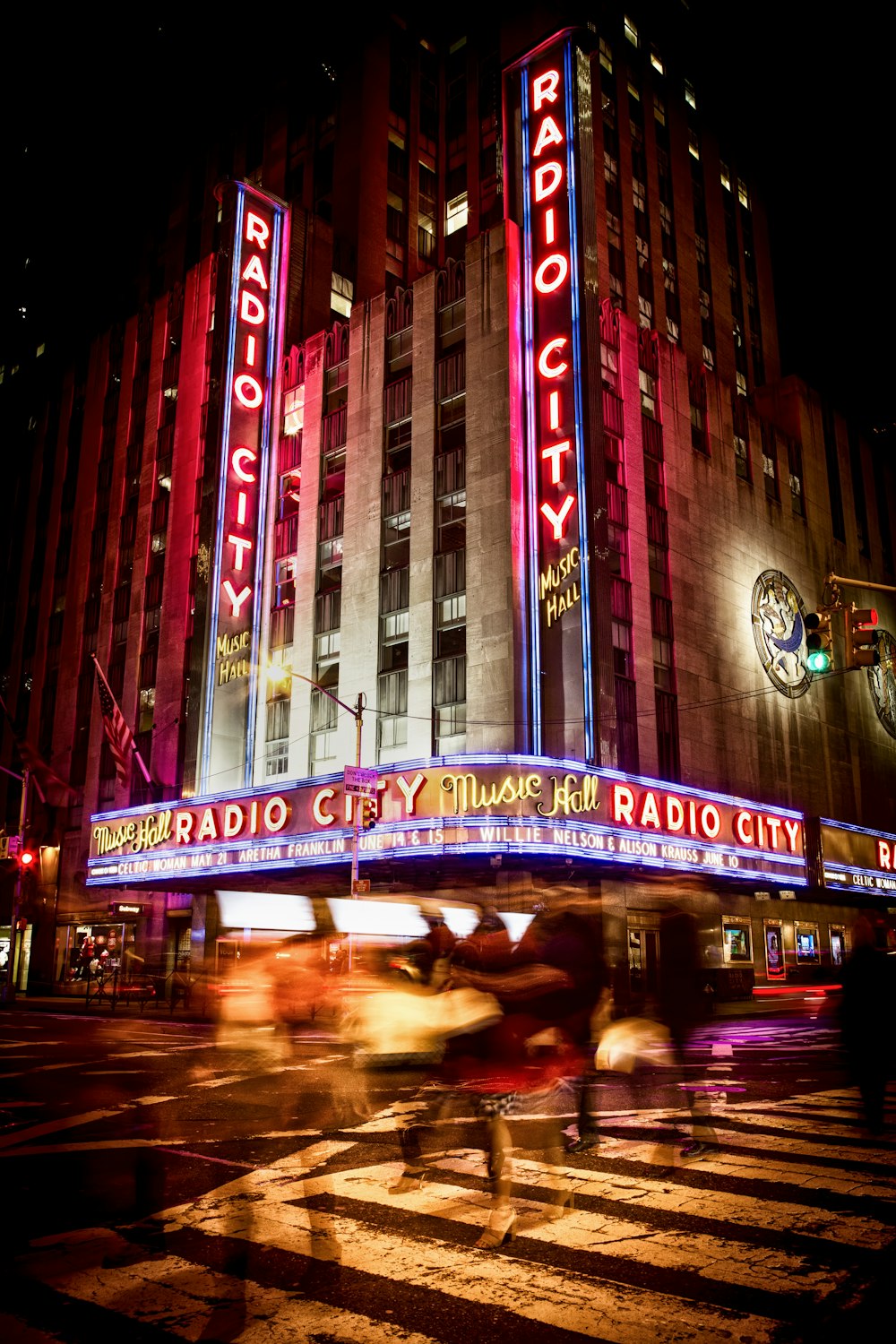 lighted neon signage in timelapse photo