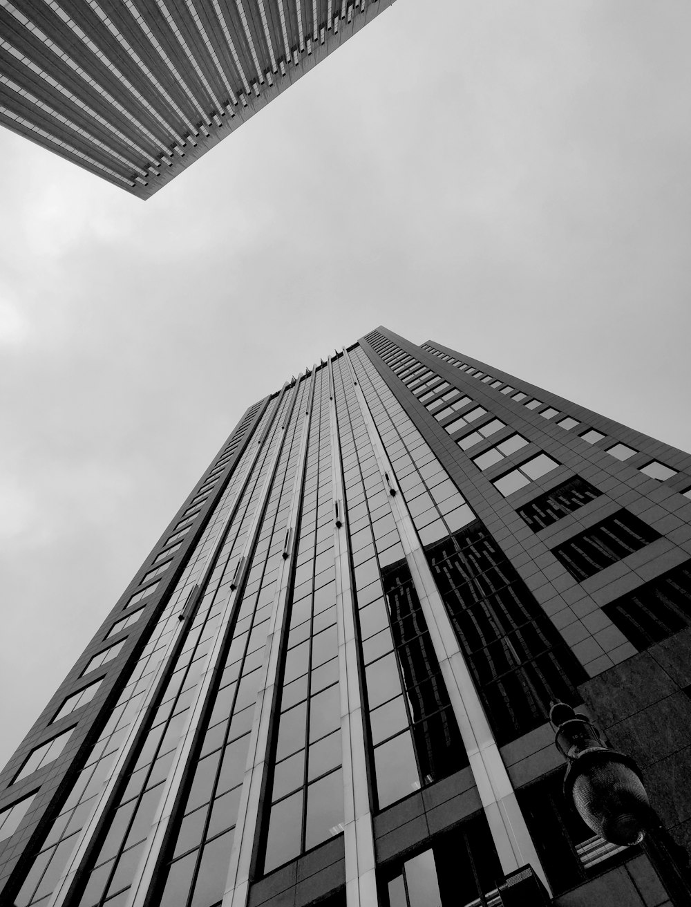 architectural photography of gray building