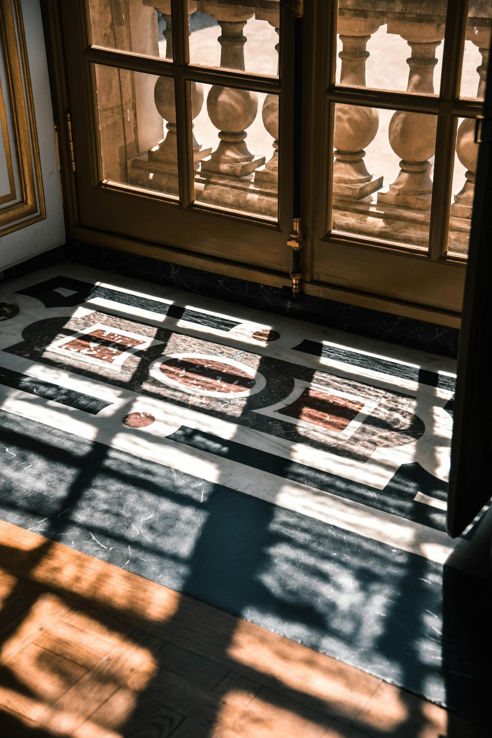 white framed glass window during daytime