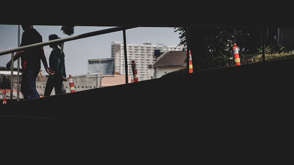 a man riding a skateboard down the side of a ramp