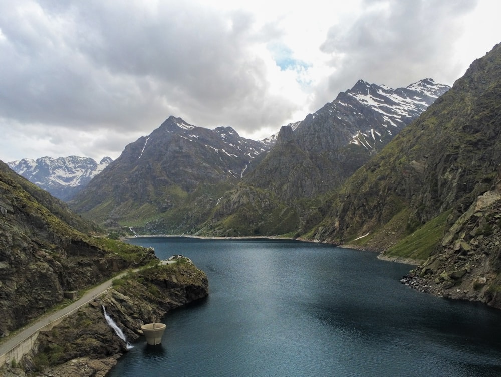 green-and-brown mountains