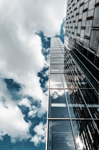 gray and clear glass building during day