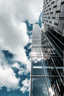 gray and clear glass building during day