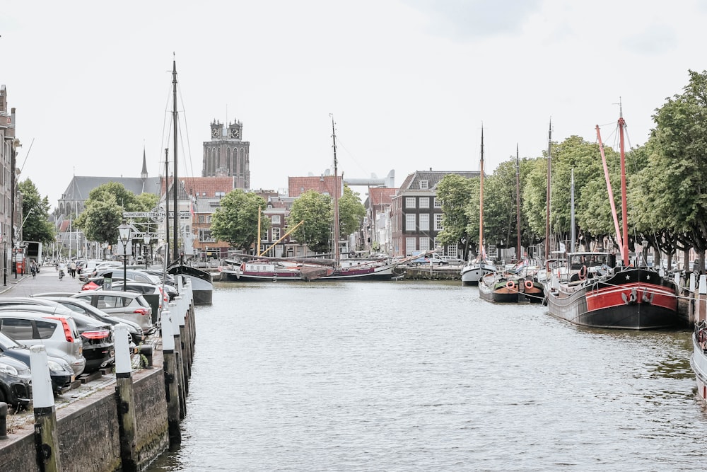 river and boats