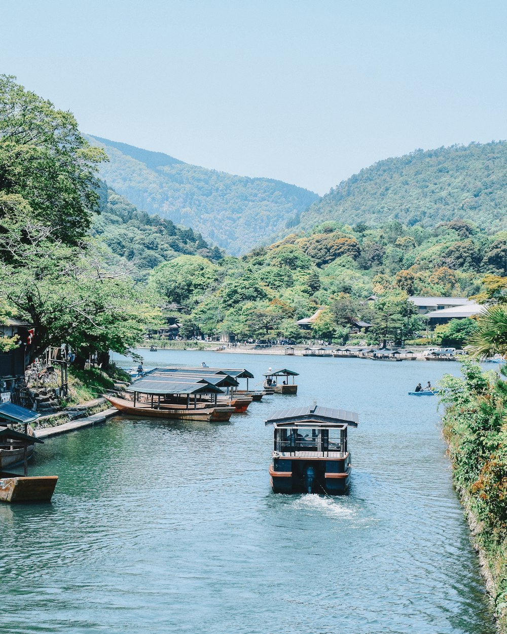 boat on river