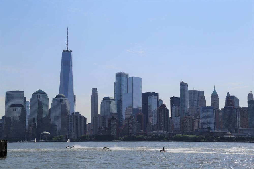 sea and city during day