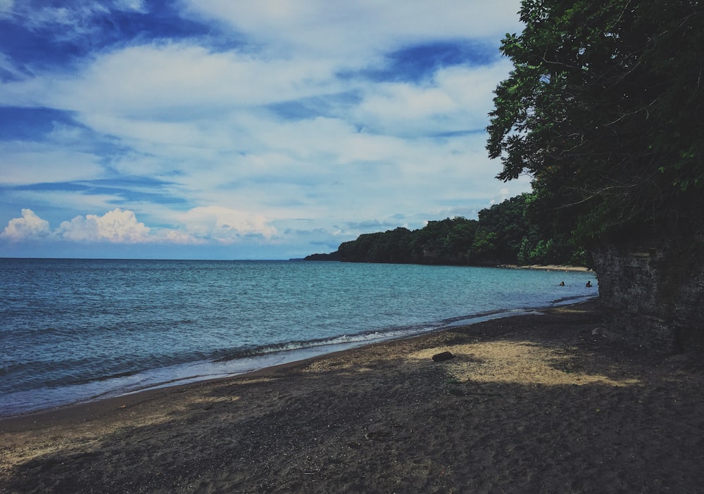 Cuerpo de agua bajo el cielo azul y blanco durante el día