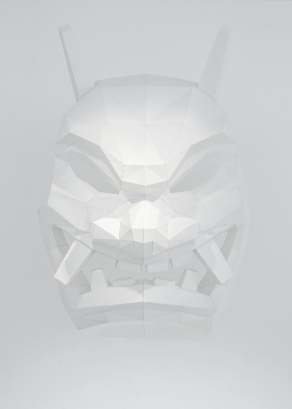 white monster mask