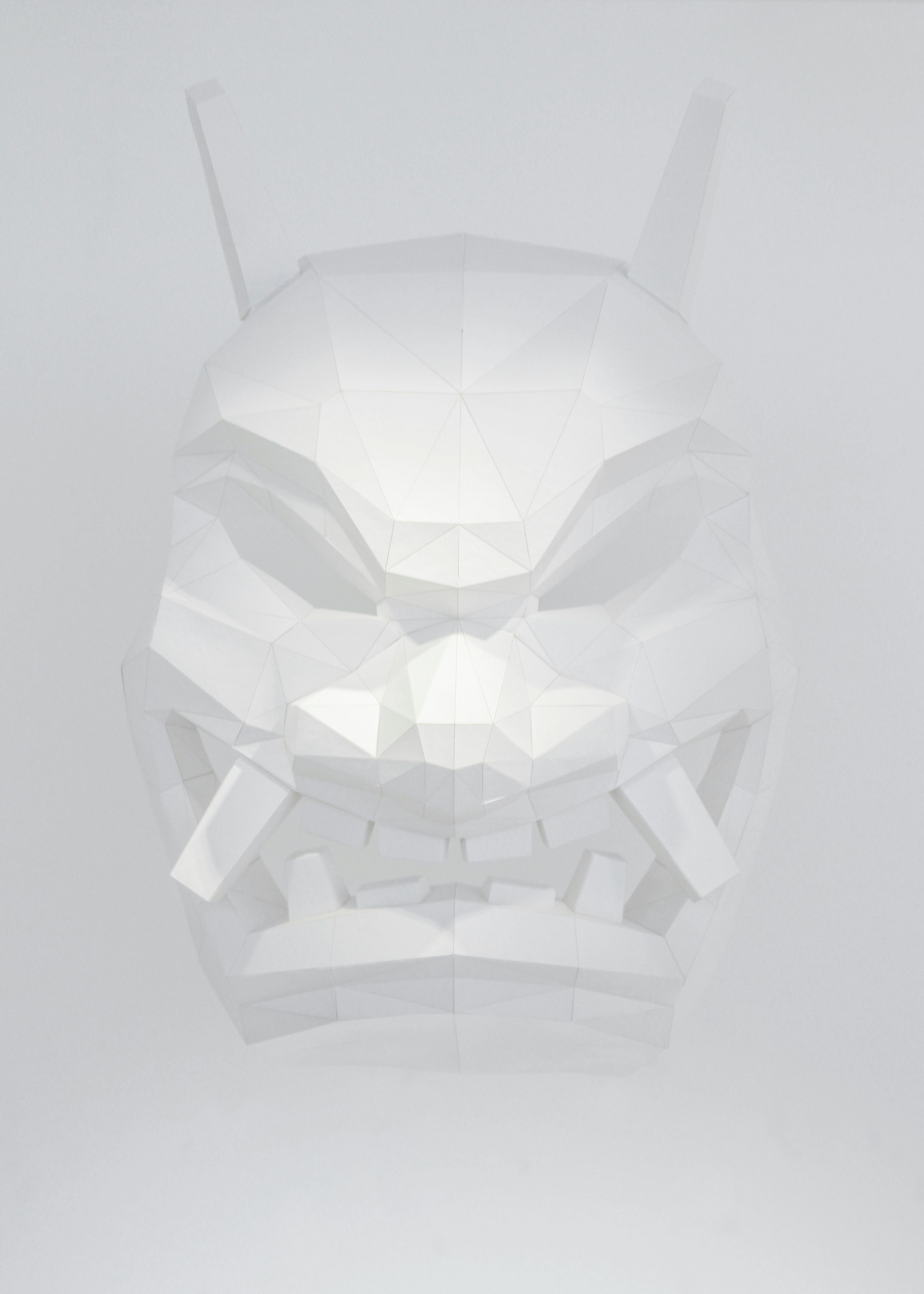 white monster mask