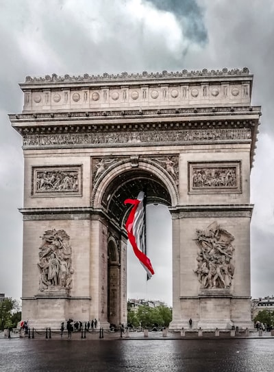 L'Arc de Triomphe de l'Etoile - Dari East point, France