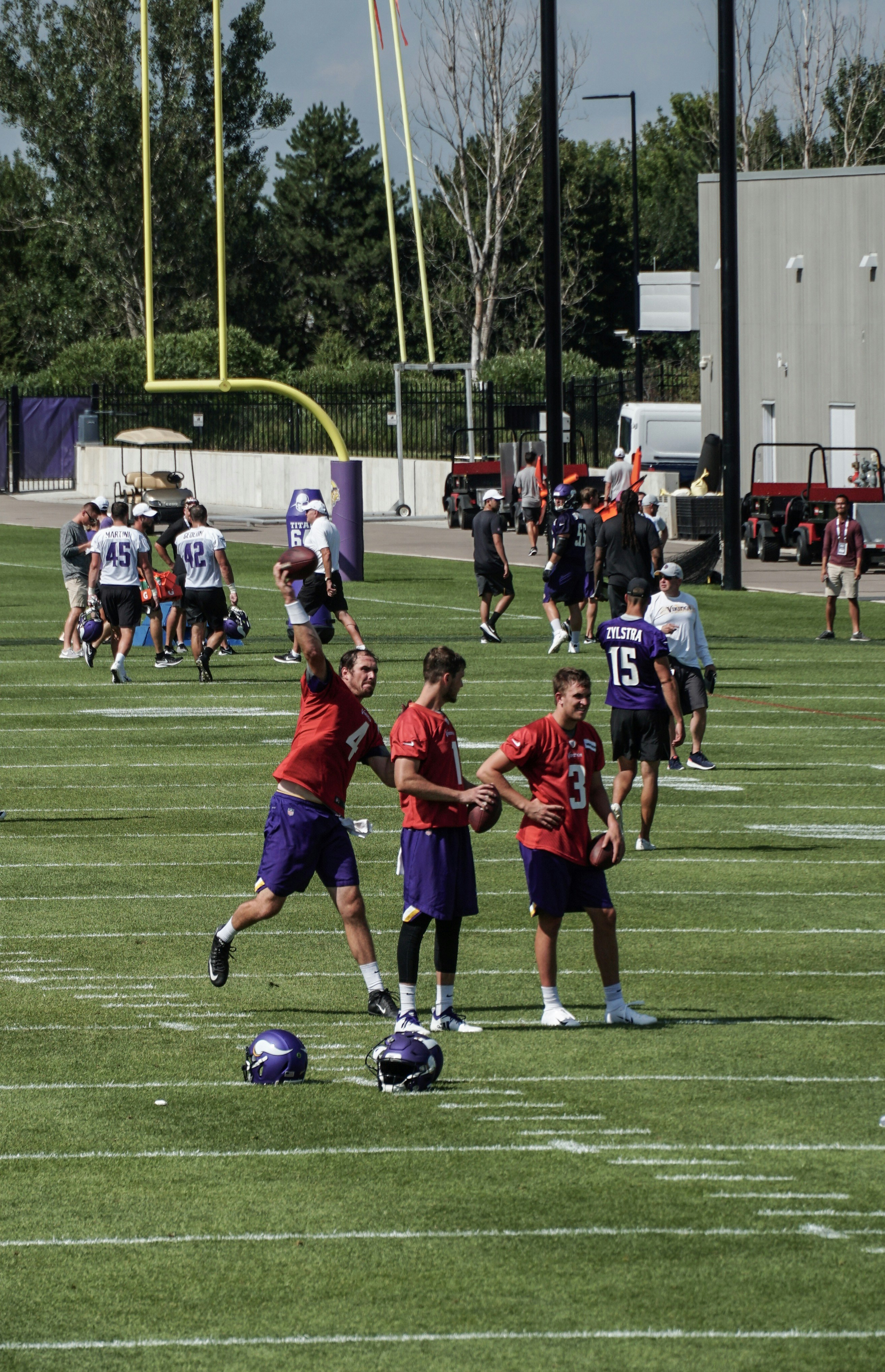 men playing football