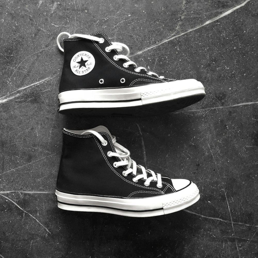 scarpe alte Converse All Star nere