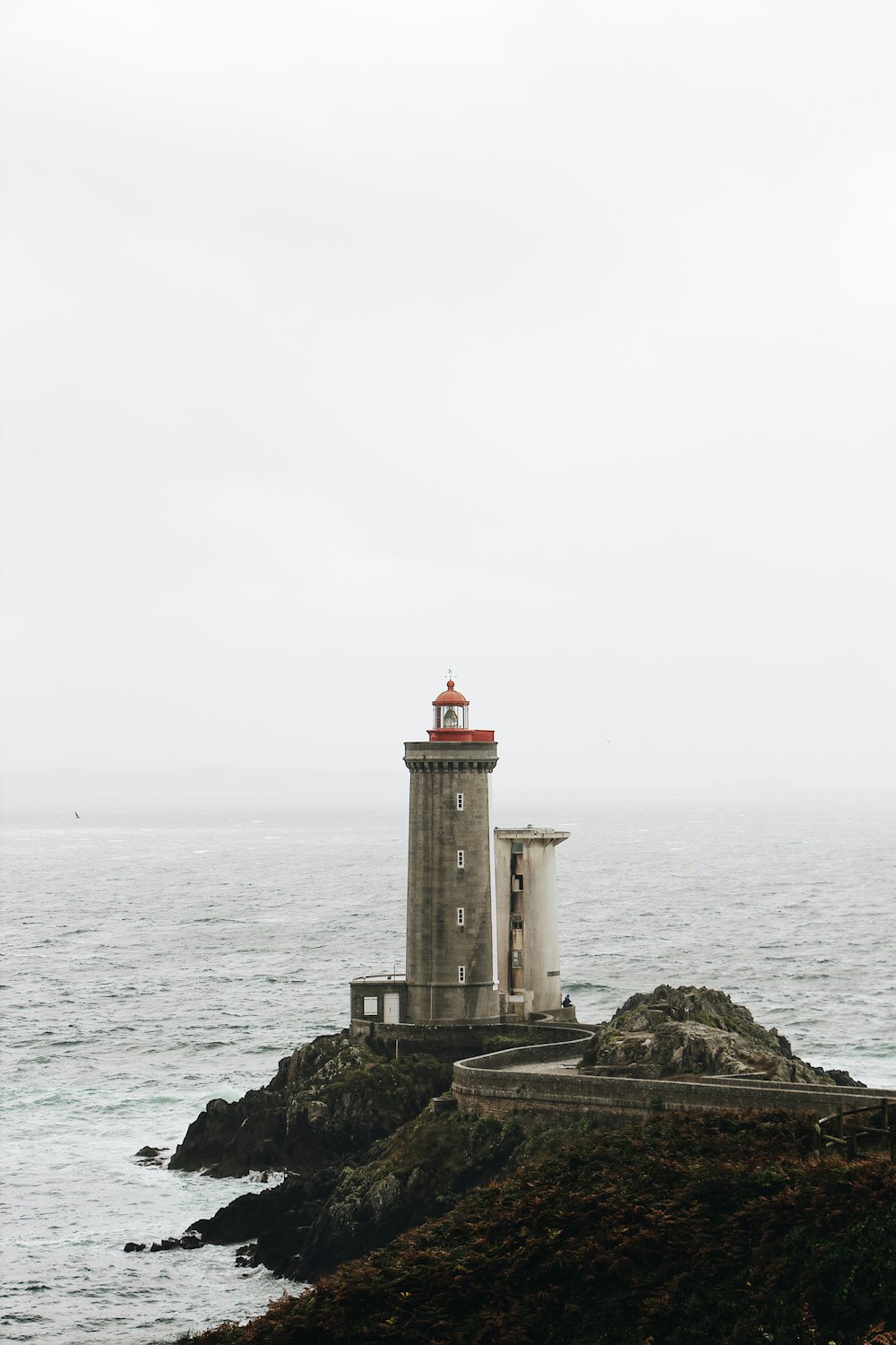 gray light house