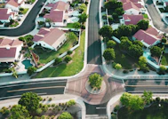 white-and-red houses