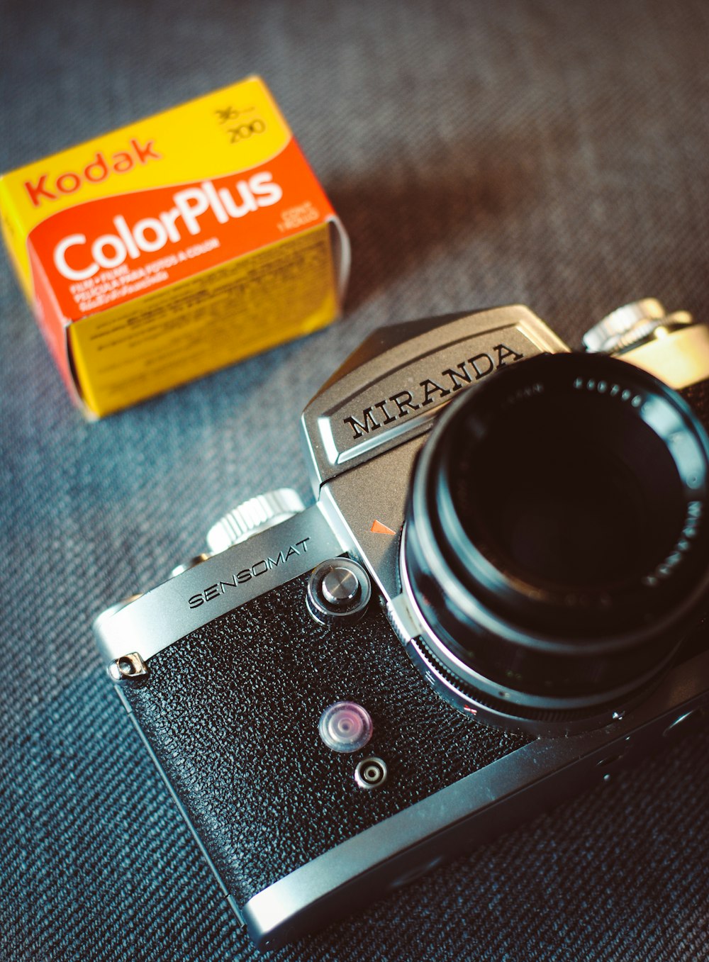 Kodak ColorPlus box and Miranda camera