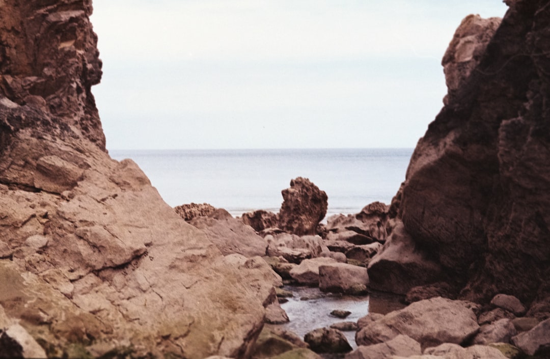 rock boulders near sea