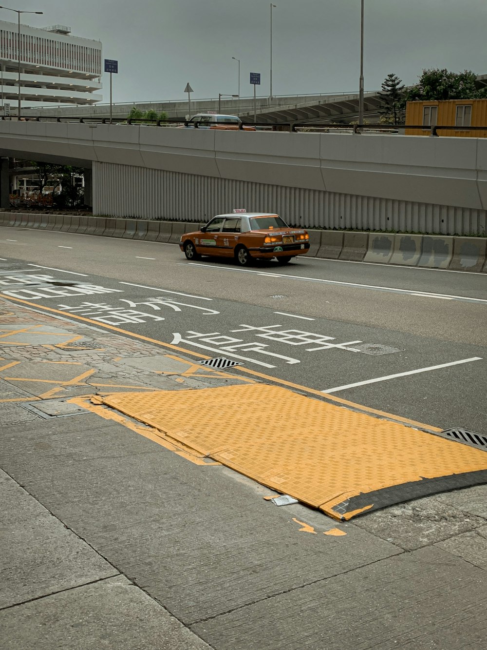 red taxi vehicle