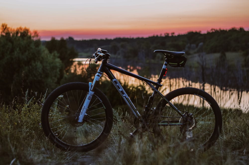 black road bicycle