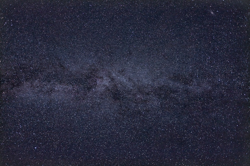 black and blue milky way