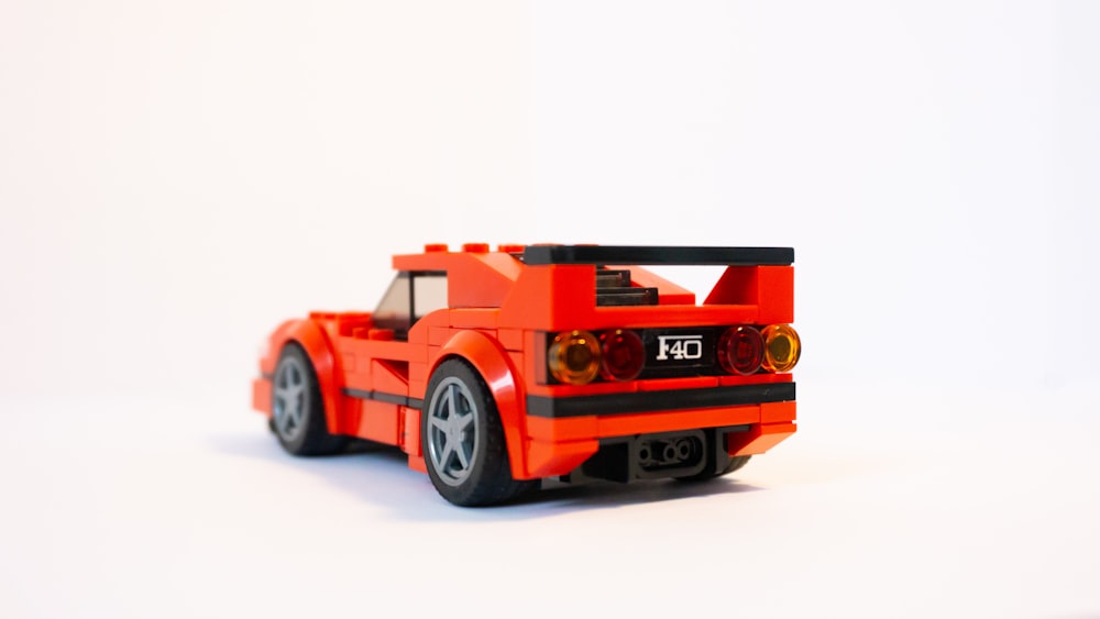 赤いレゴフェラーリF40おもちゃ