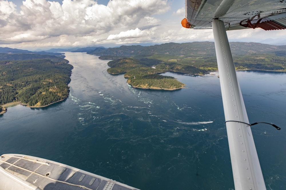 海の航空写真