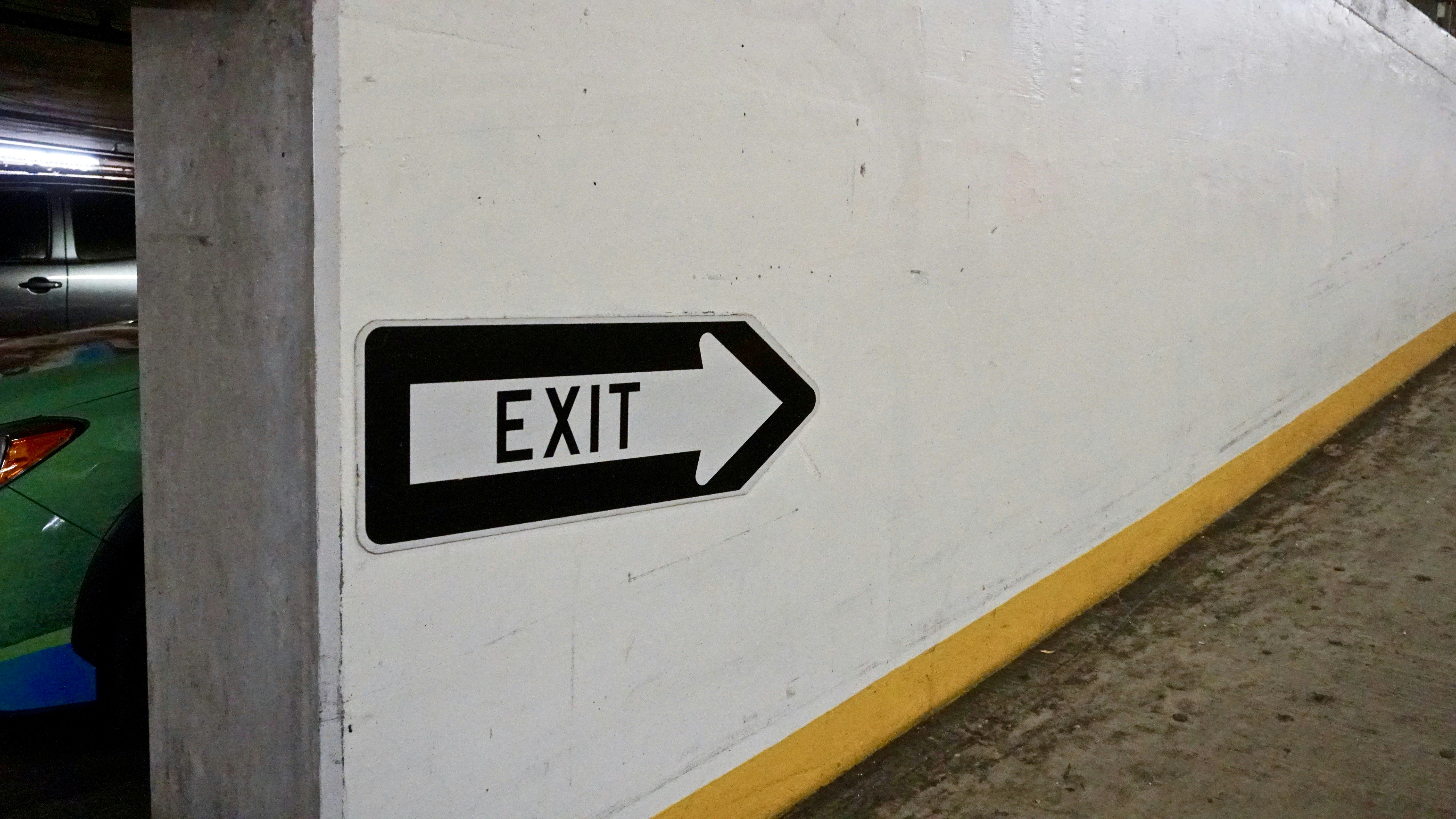 Exit signage