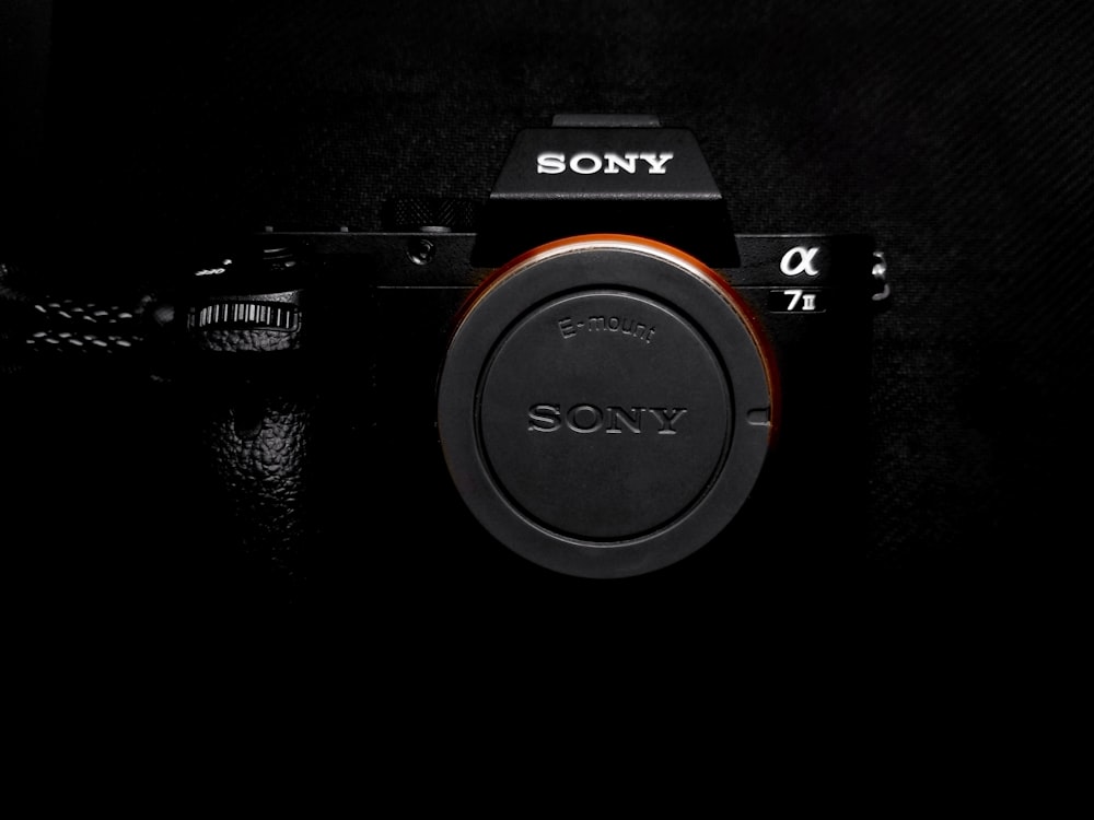 black Sony AX camera