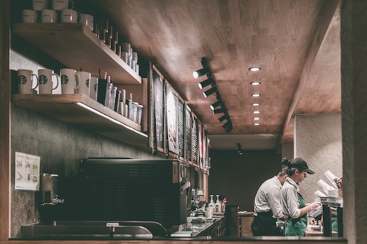 barista in coffee shop