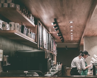 barista in coffee shop