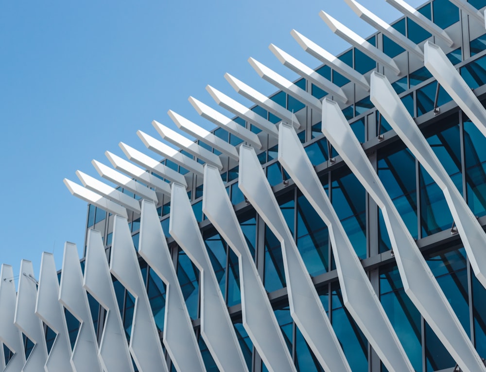 white and gray cement and glass building