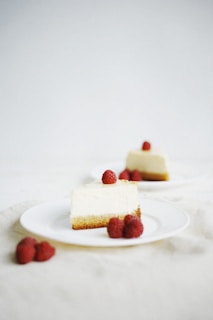 two strawberry pie slices