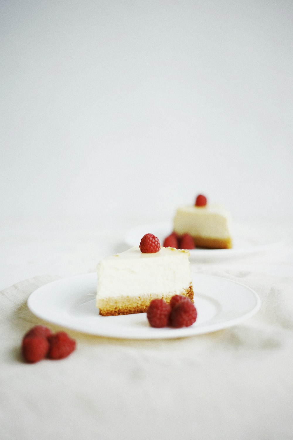 two strawberry pie slices