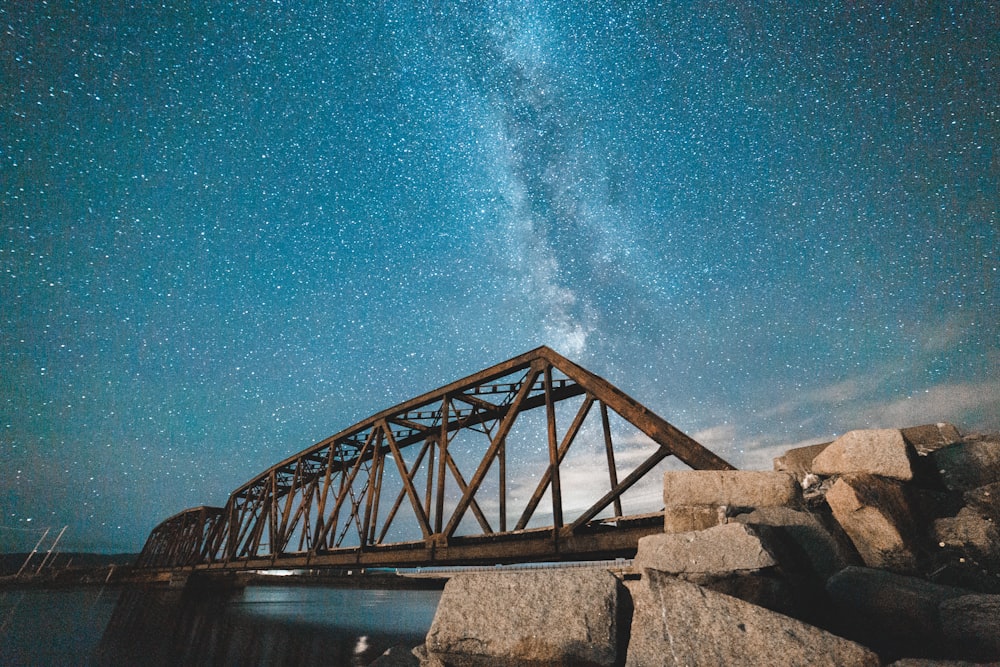 bridge at night