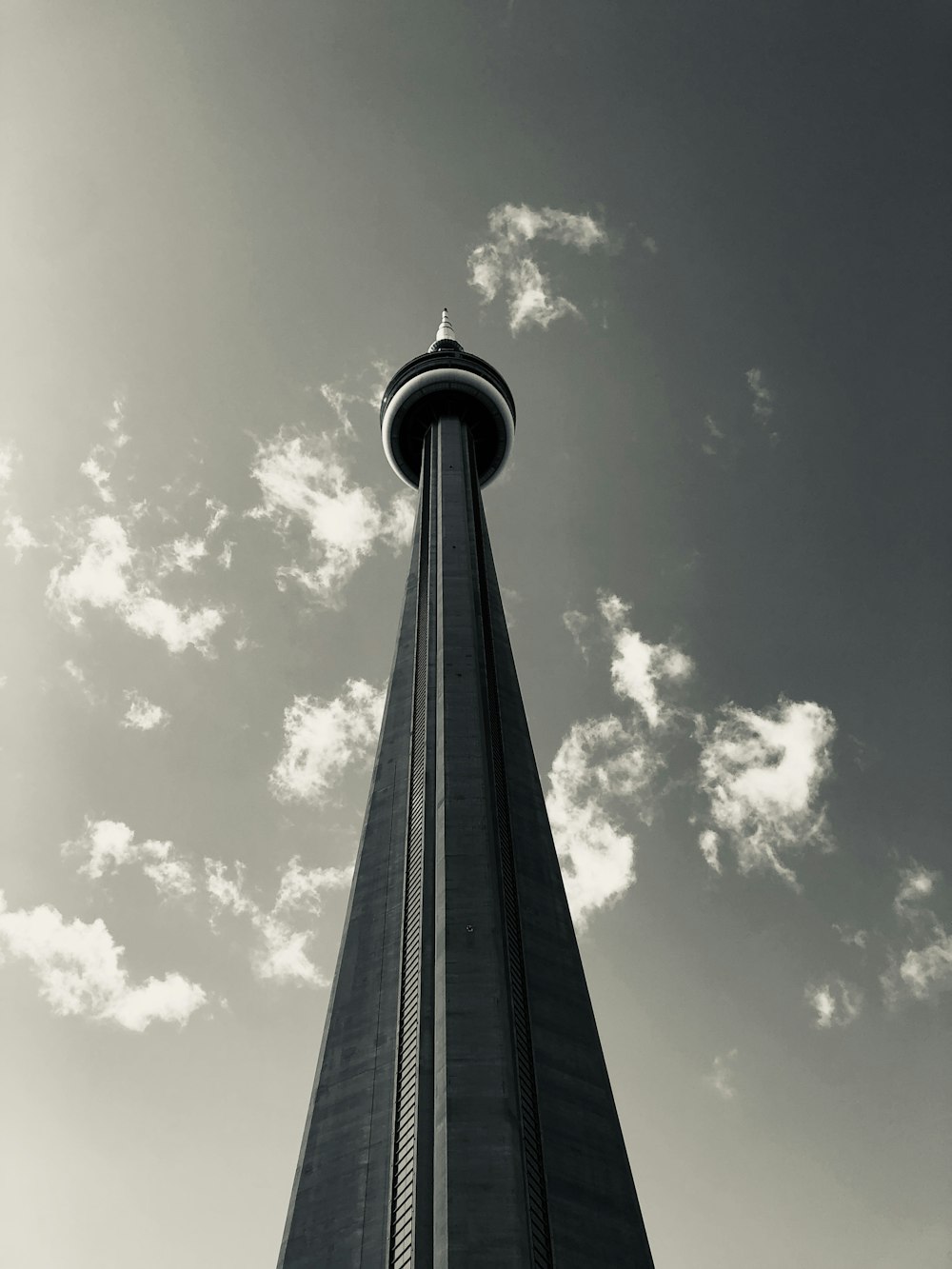 low-angle photo of space needle