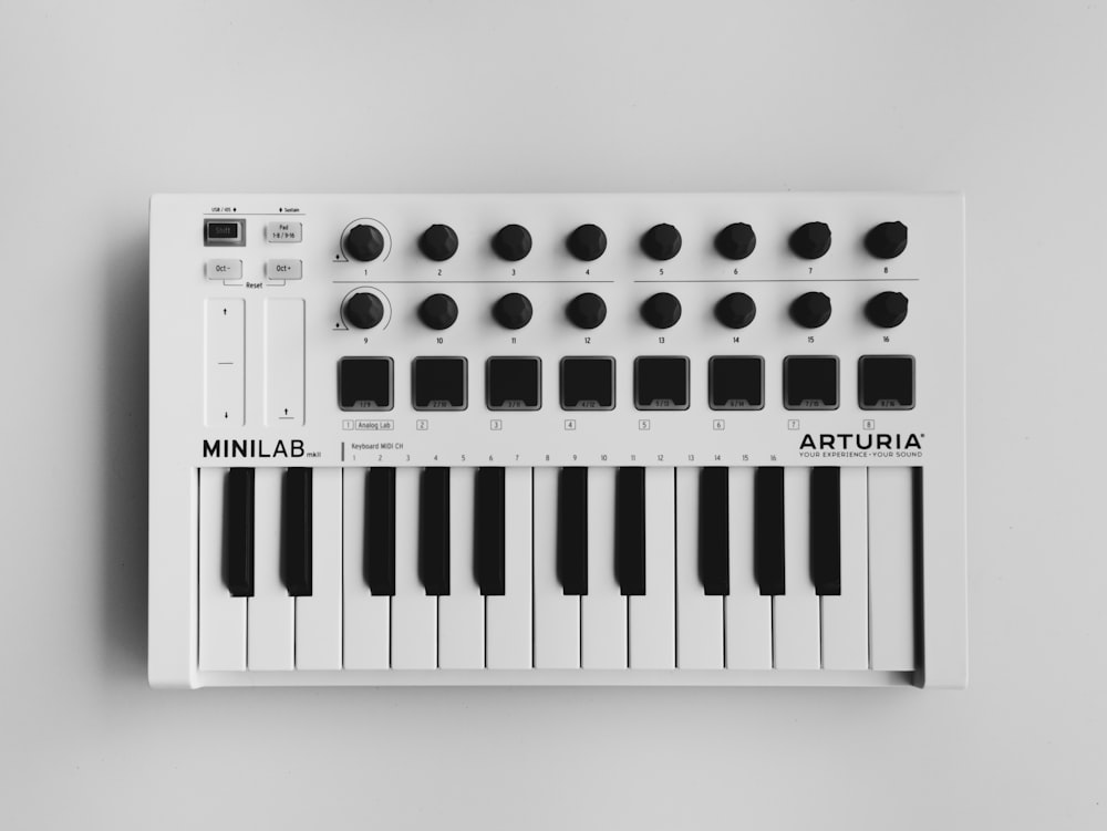 white Arturia minilab