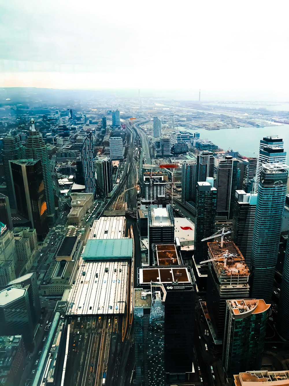 aerial photography of buildings during daytime