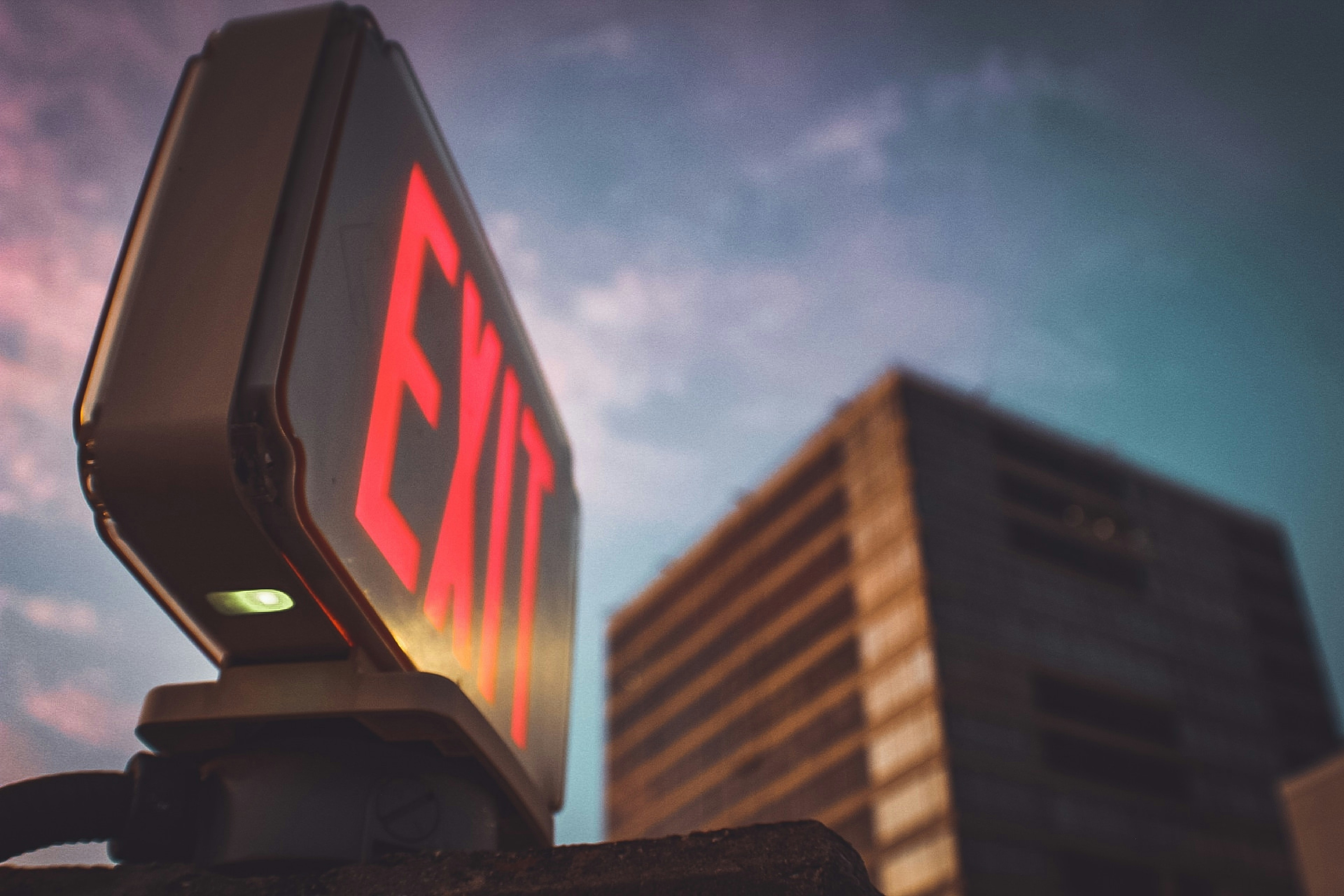 exit signage