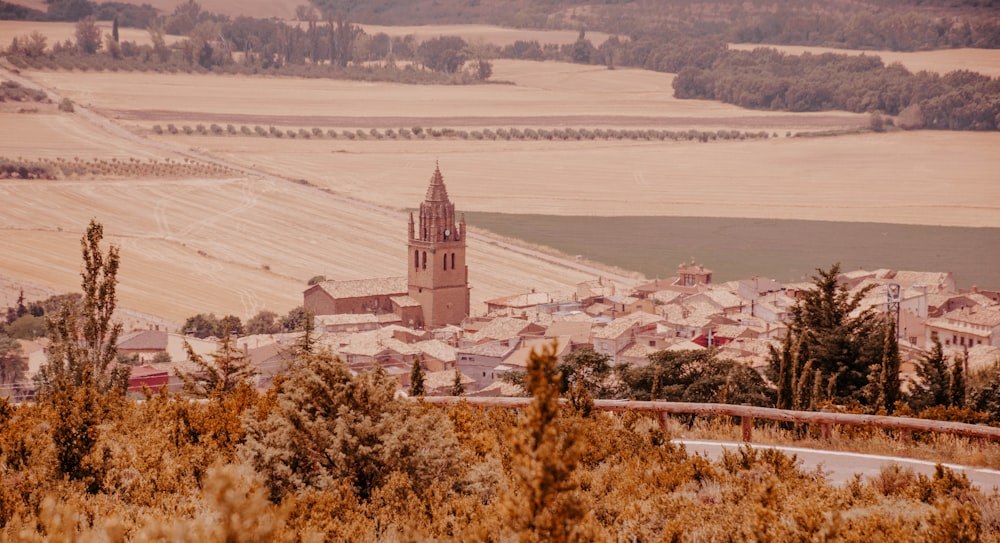 aerial photo of building