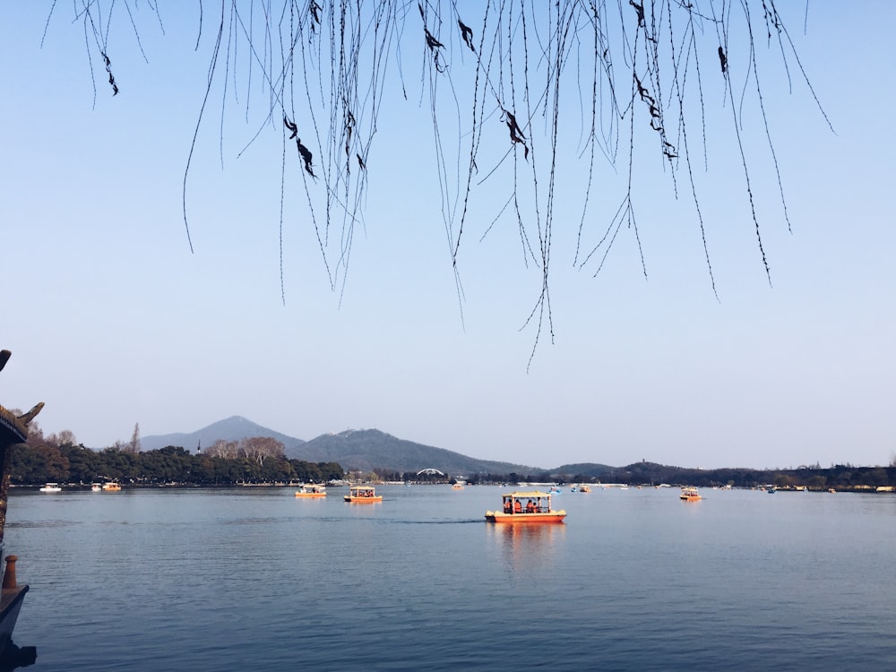 boat on water during daytime