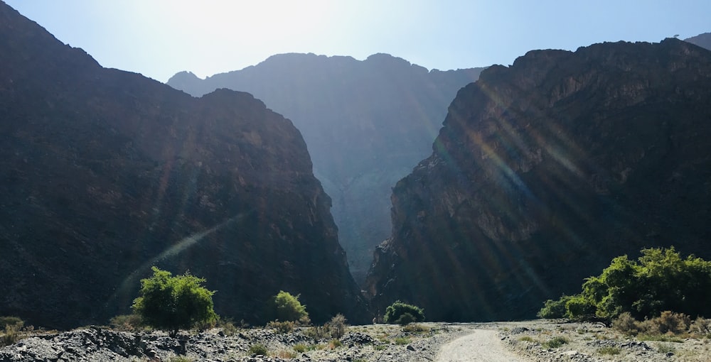 road and mountain view