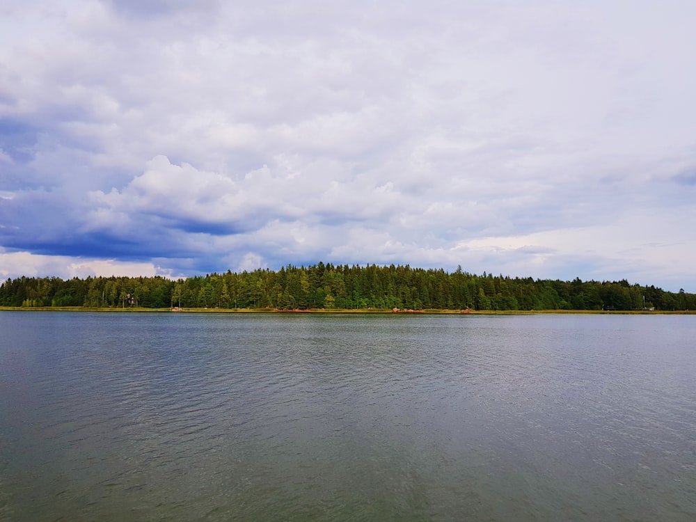 body of water and island