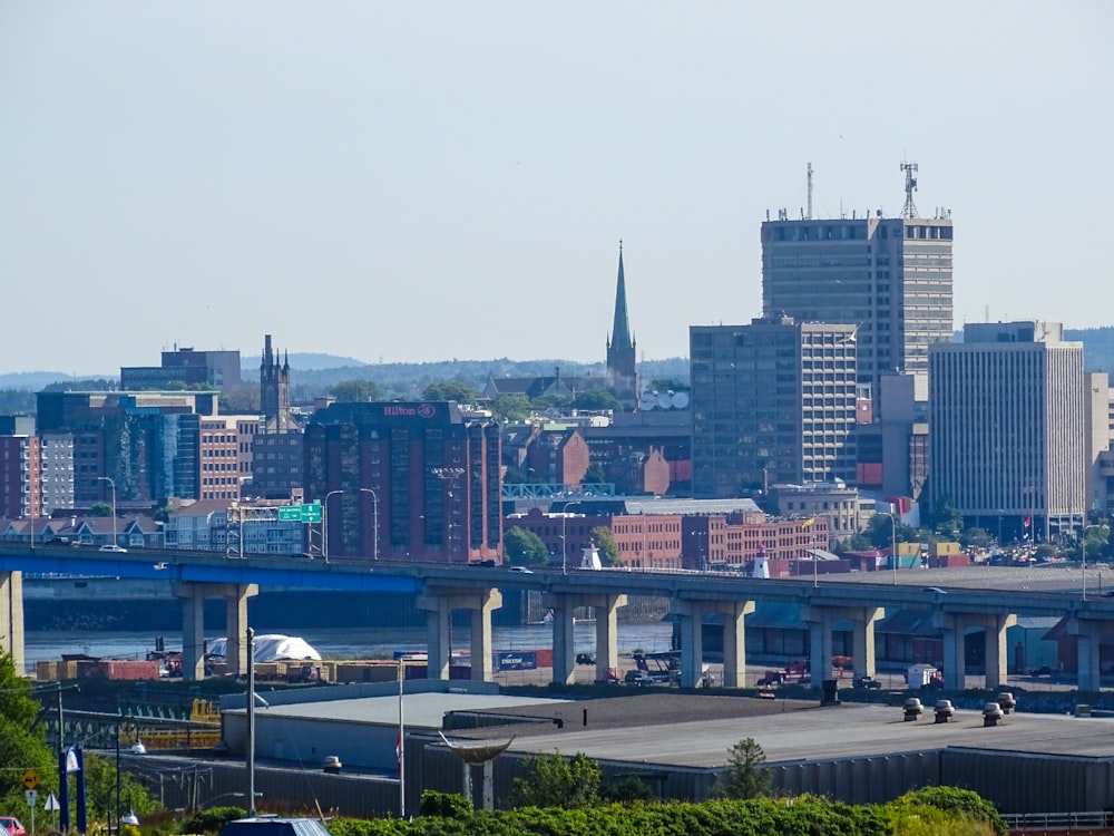 aerial view of city